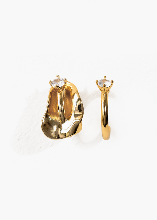 Liberty Asymmetric Tulip Earrings