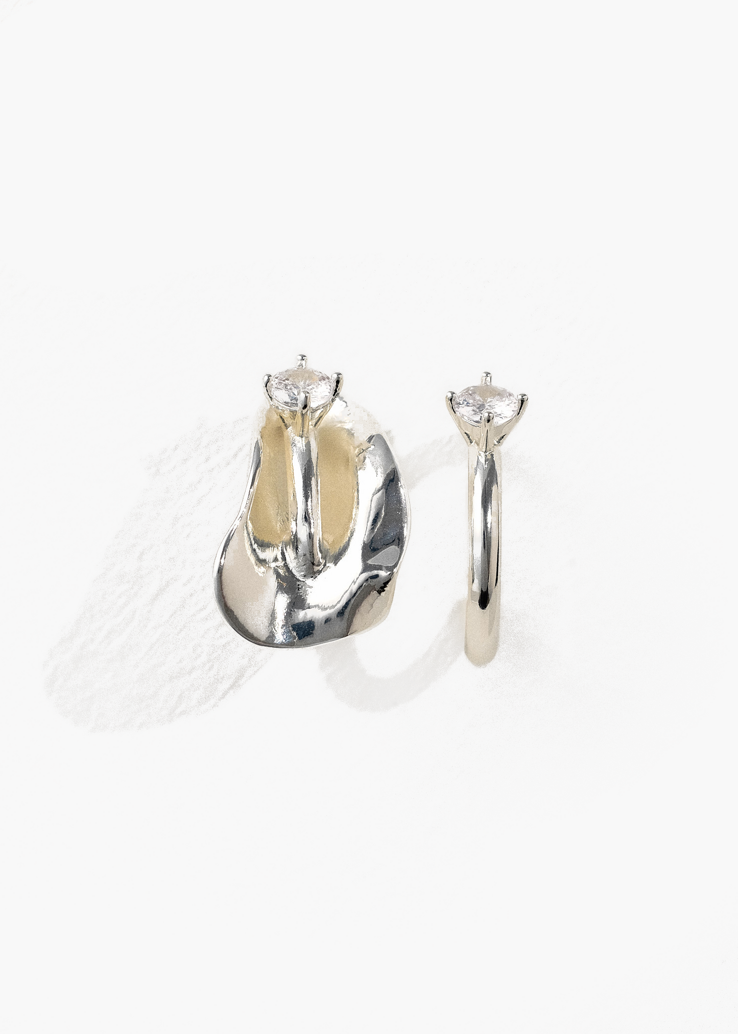 Liberty Asymmetric Tulip Earrings