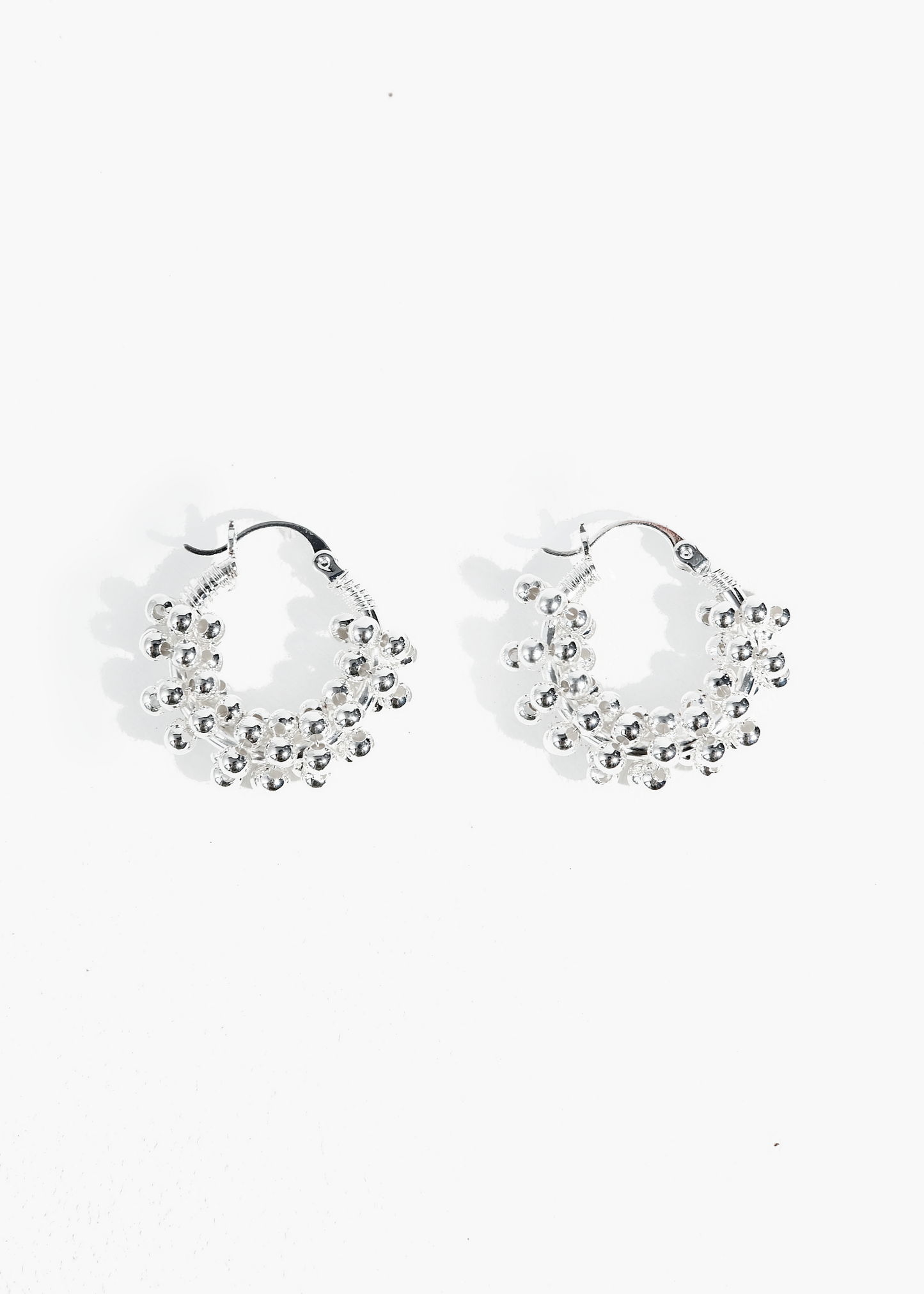 Radiant Bead Hoop Earrings