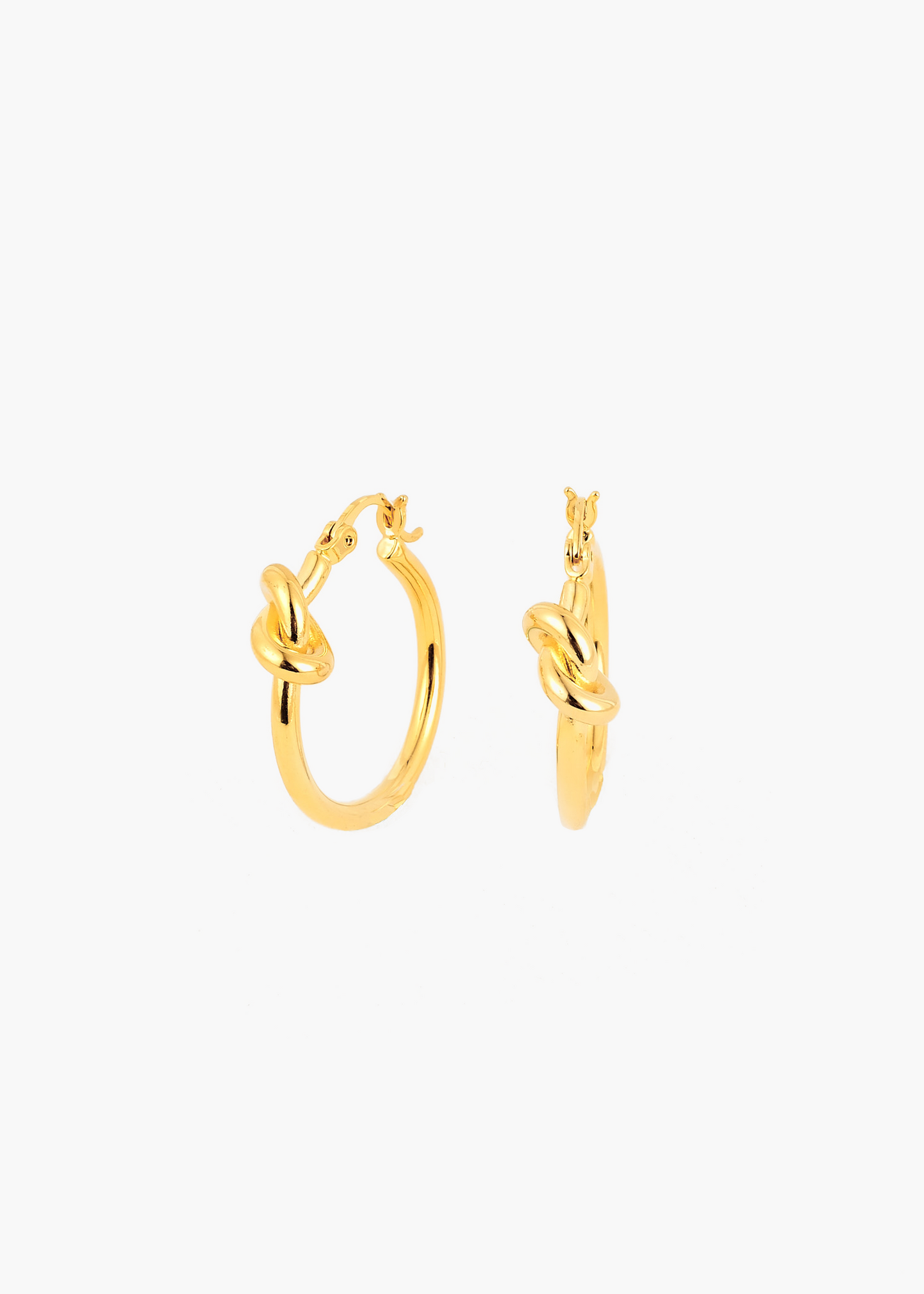 Knot Hoop Earrings