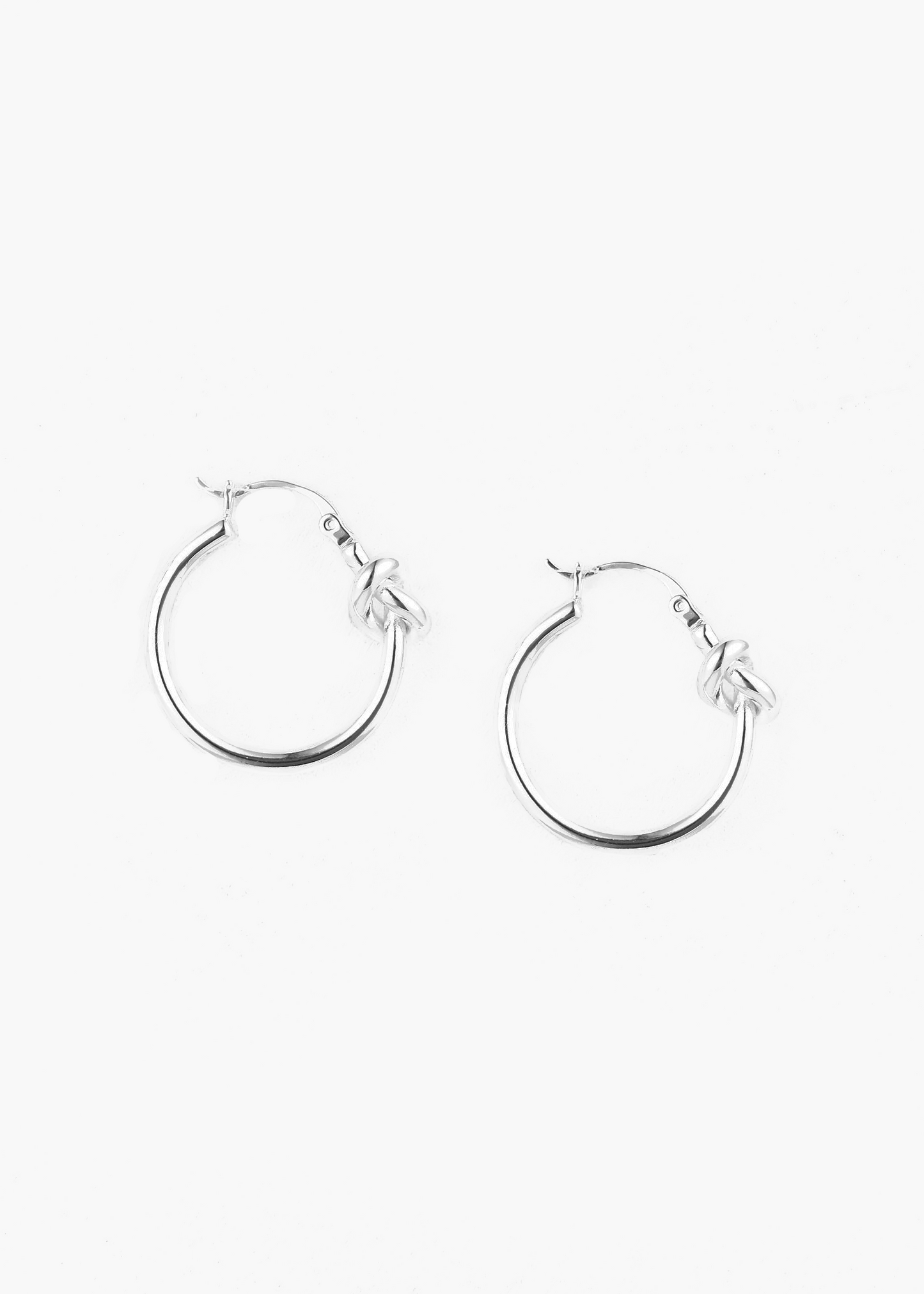 Knot Hoop Earrings