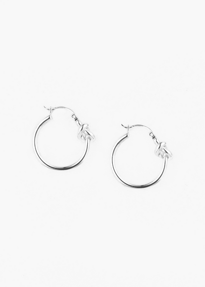 Knot Hoop Earrings