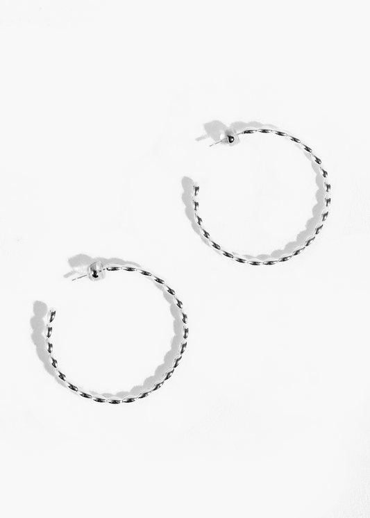 Big Twist Hoop Earrings