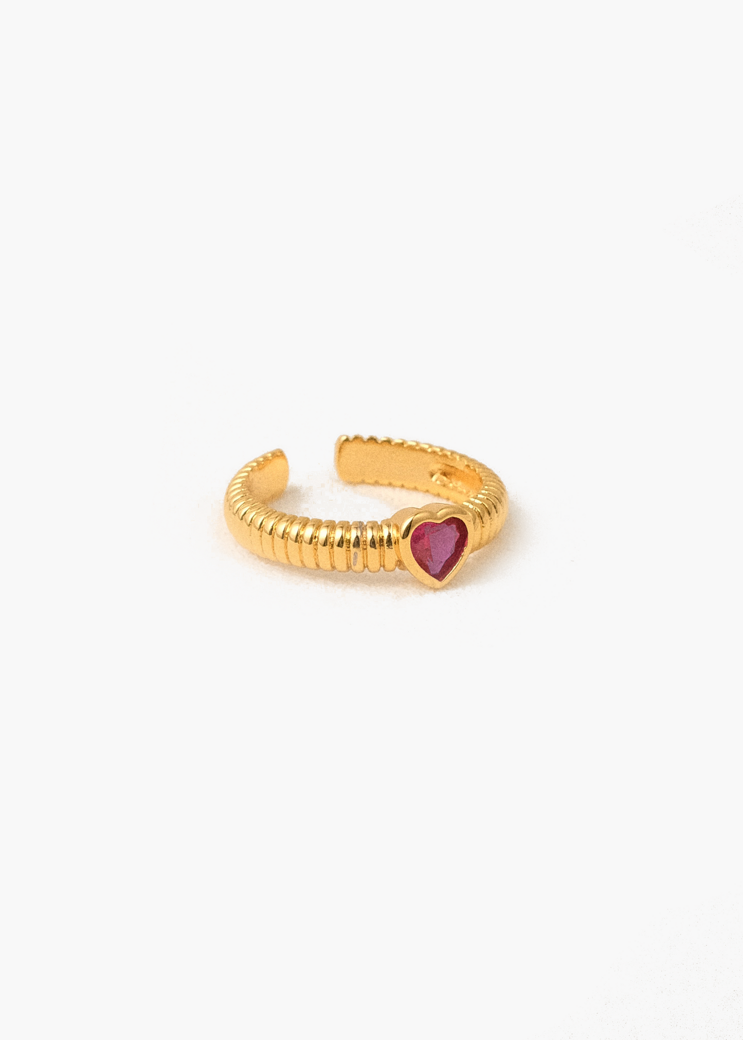 Ruby Heart Vintage Ring